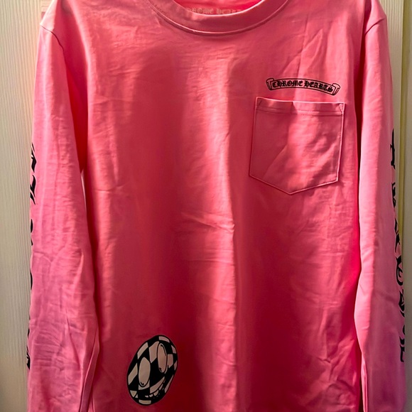 Chrome Hearts Tee Pink 150$ Shipping Is Available!